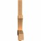 Ekena Millwork Davenport Timber Gable Bracket, Western Red Cedar, 96"W x 32"H x 3 1/2"D x 3 1/2"F, 8/12 Pitch GBW096X32X0404DAV00SWR - alternate 5